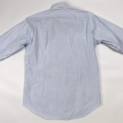 Maker’s Shirt 鎌倉 メーカーズシャツカマクラ ストライプ BD ボタンダウン 長袖 ワイシャツ ドレスシャツ 40/84 /ブルー×ホワイト メンズ