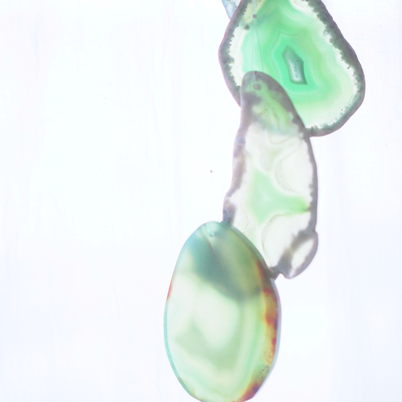 Warm Forest - アゲートヒーリングチャイム / Agate Sun Catcher Wind Chime 569