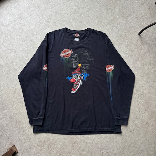 00s Harley-Davidson "Clown" L/S T-shirt【仙台店】
