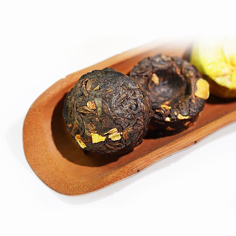 黒茶】柠檬普洱小沱茶 10個 | 五福茶荘