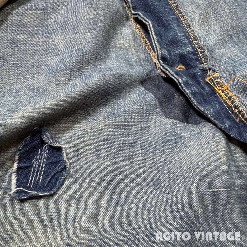 60's~ Lee 191Z リー デニムペインターパンツ 黒タグ 42TALON ペンキ