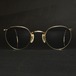 Vintage Glasses Art Craft [ART CRAFT] Round Metal Frame [Late 1930s ~] 12KGF FULL VUE