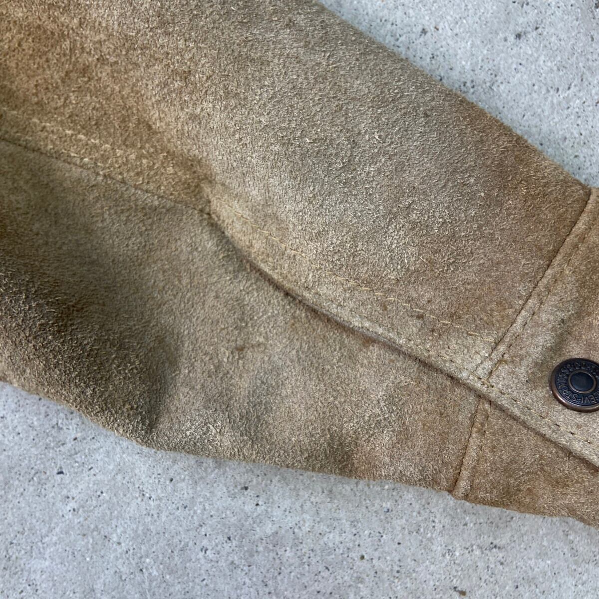 LEVI'S WESTERN WEAR 復刻 ショートホーンタグ スエードレザーボア