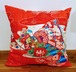 正絹クッション　Cushion made of silk kimono