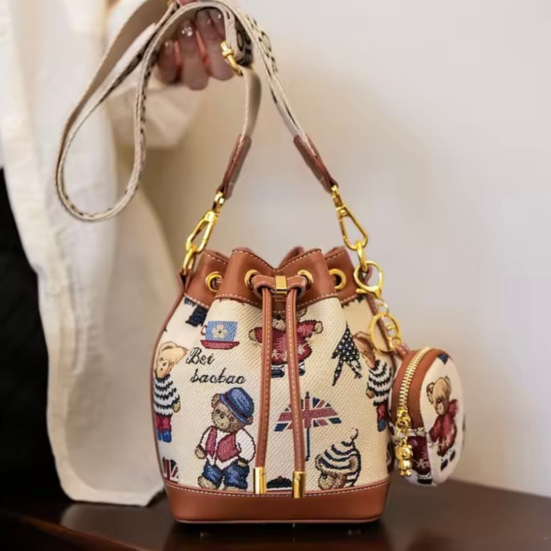 british bear shoulder bag