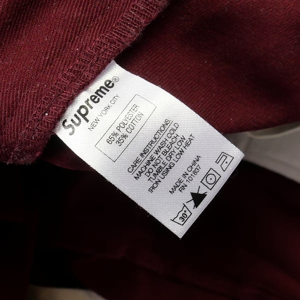 Size【W32】 SUPREME シュプリーム Work Pant ワークパンツ バー