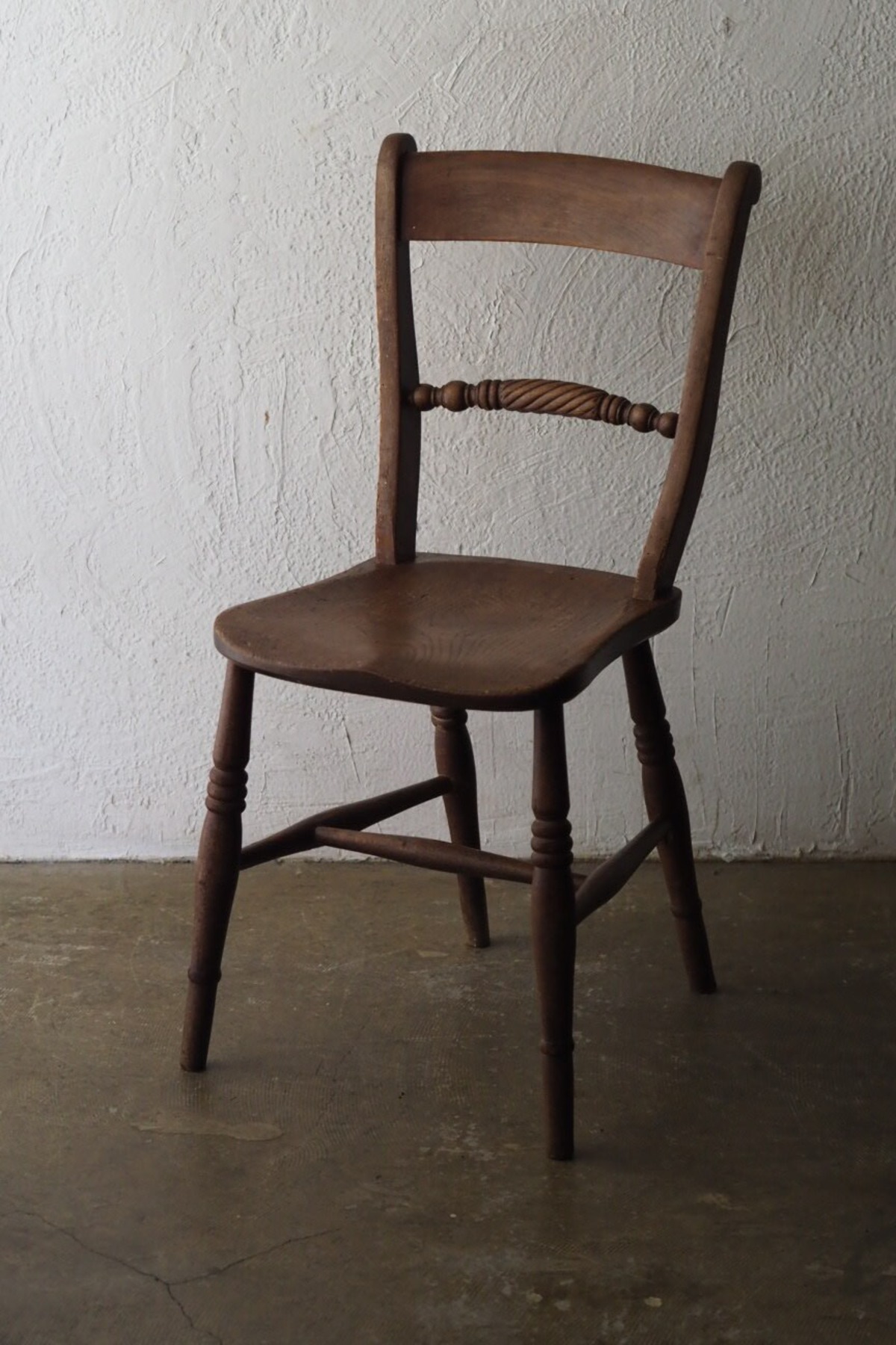 スクロールデザインのウィンザーチェア-antique windsor chair 