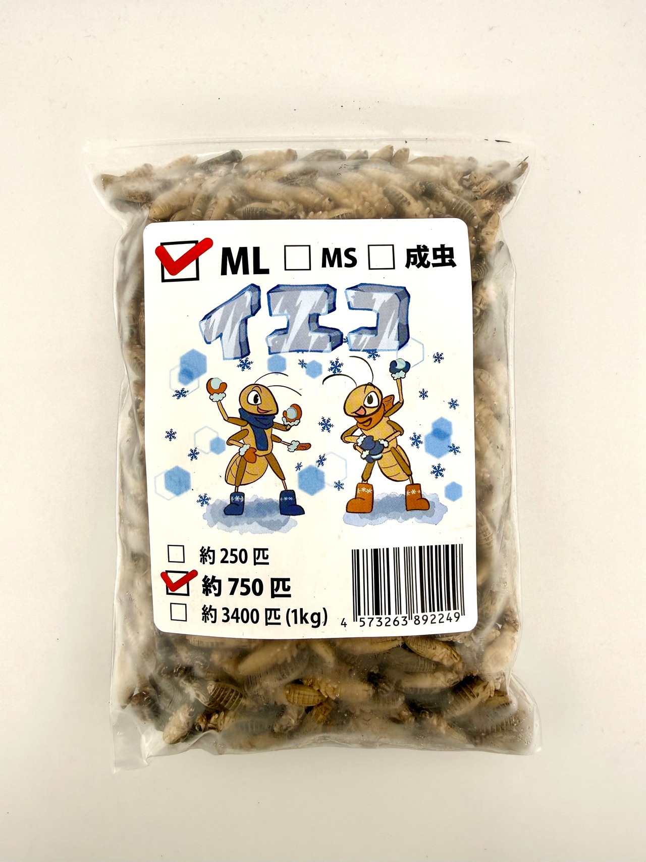 ヨーロッパイエコオロギ ML 約750匹入り