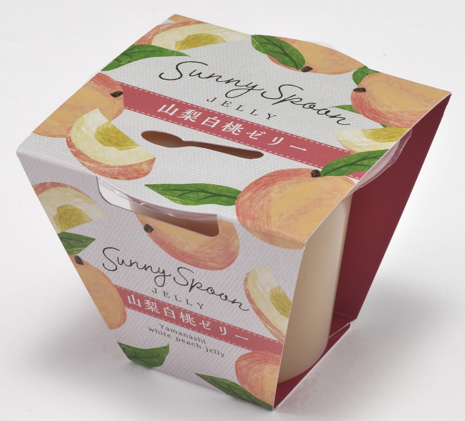 【S様_2/2】ご予約品【期間限定】Sunny Spoon 山梨白桃ゼリー フルーツゼリー 白桃