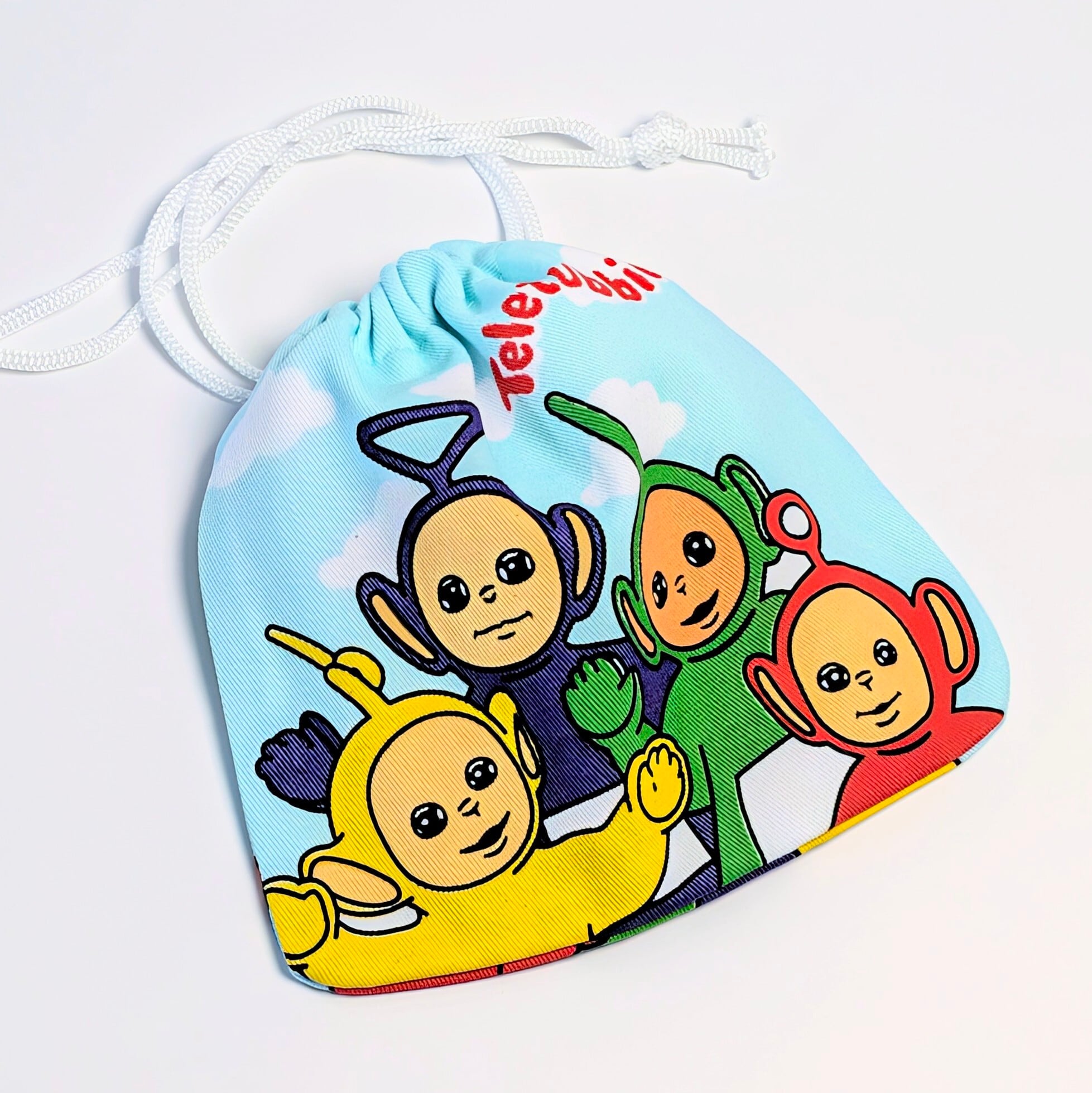 ✨️可愛すぎて何枚も欲しい♡✨️アメリカンキャラクターPURSE【 Teletubbies（テレタビーズ）】巾着袋 〚アメリカン雑貨 アメトイ〛
