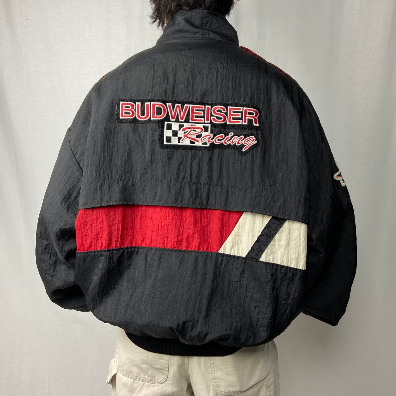 90's ヴィンテージ Budweiser バドワイザー ナイロンジャケット