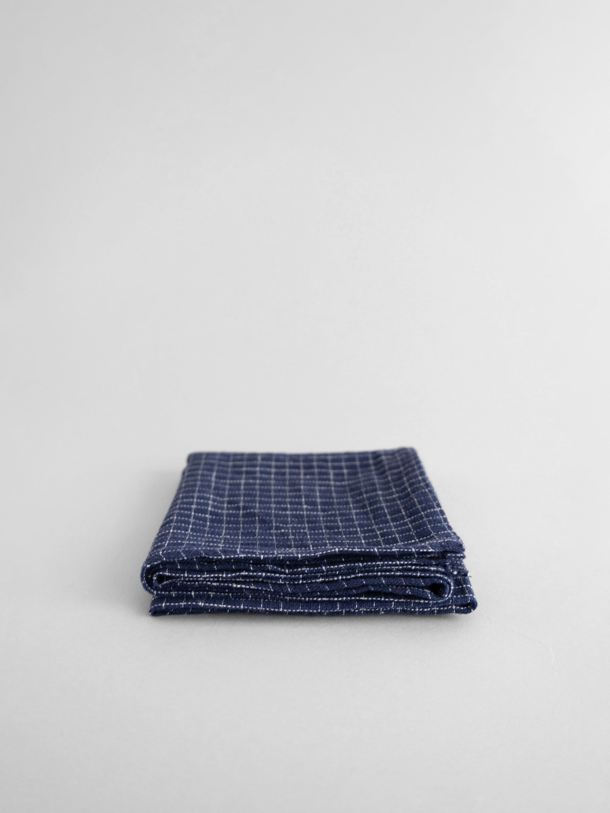Multi cloth -Indigo Check-