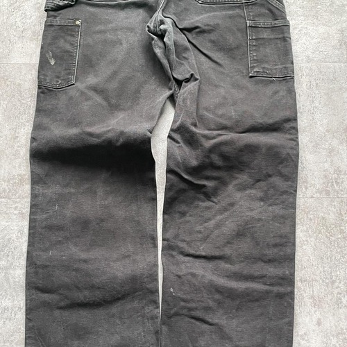 USA製 ブラック ダブルニー Carhartt B01-BLK 34×34 詳細写真15