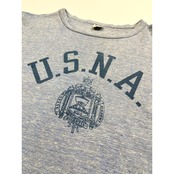 70s Champion "USNA" Tee MADE IN USA  Size L