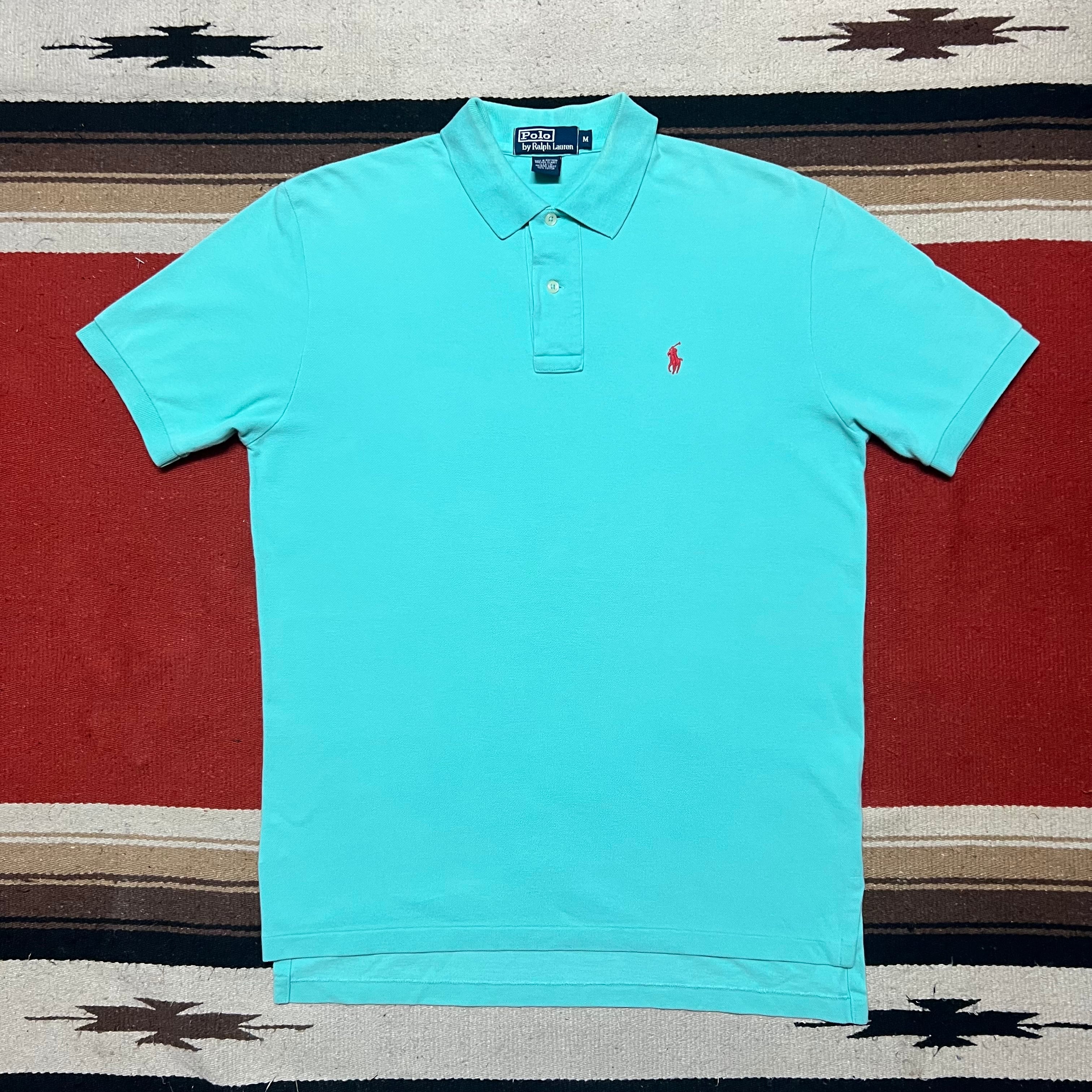 90s Polo by Ralph Lauren polo shirt 短丈 90s〜 POLO by Ralph lauren Short Sleeve Polo Shirt size M | DESERTSNOW