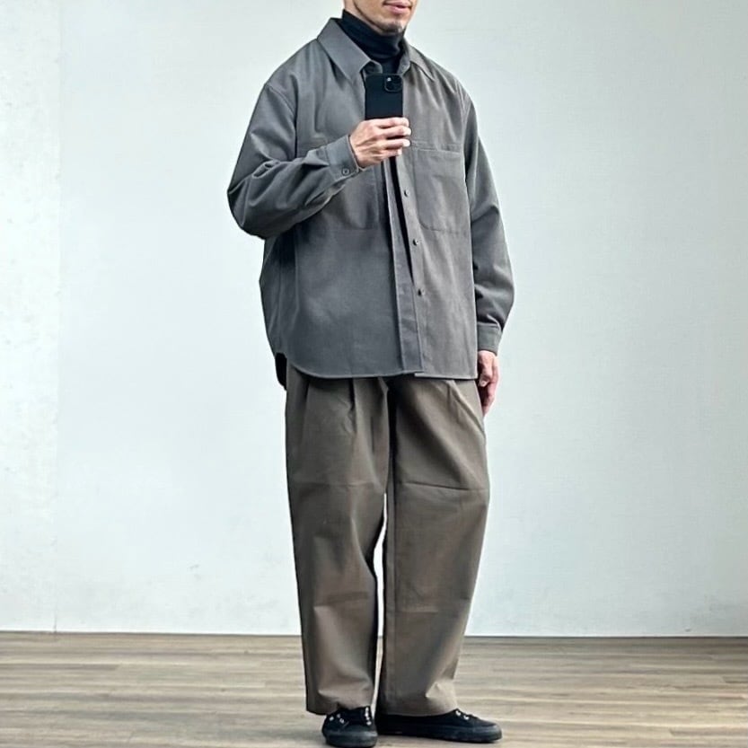 25AW》【STILL BY HAND】SUEDE SHIRT BLOUSON スティルバイハンド