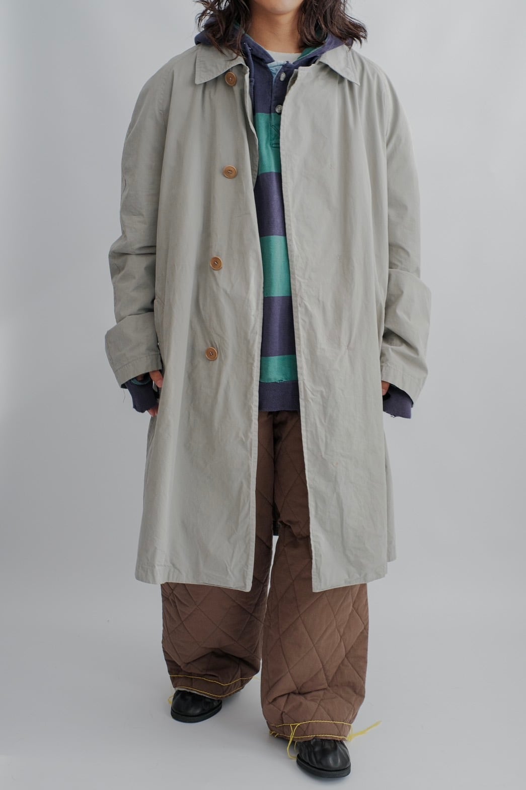 2000s HUGO BOSS soutien collar coat