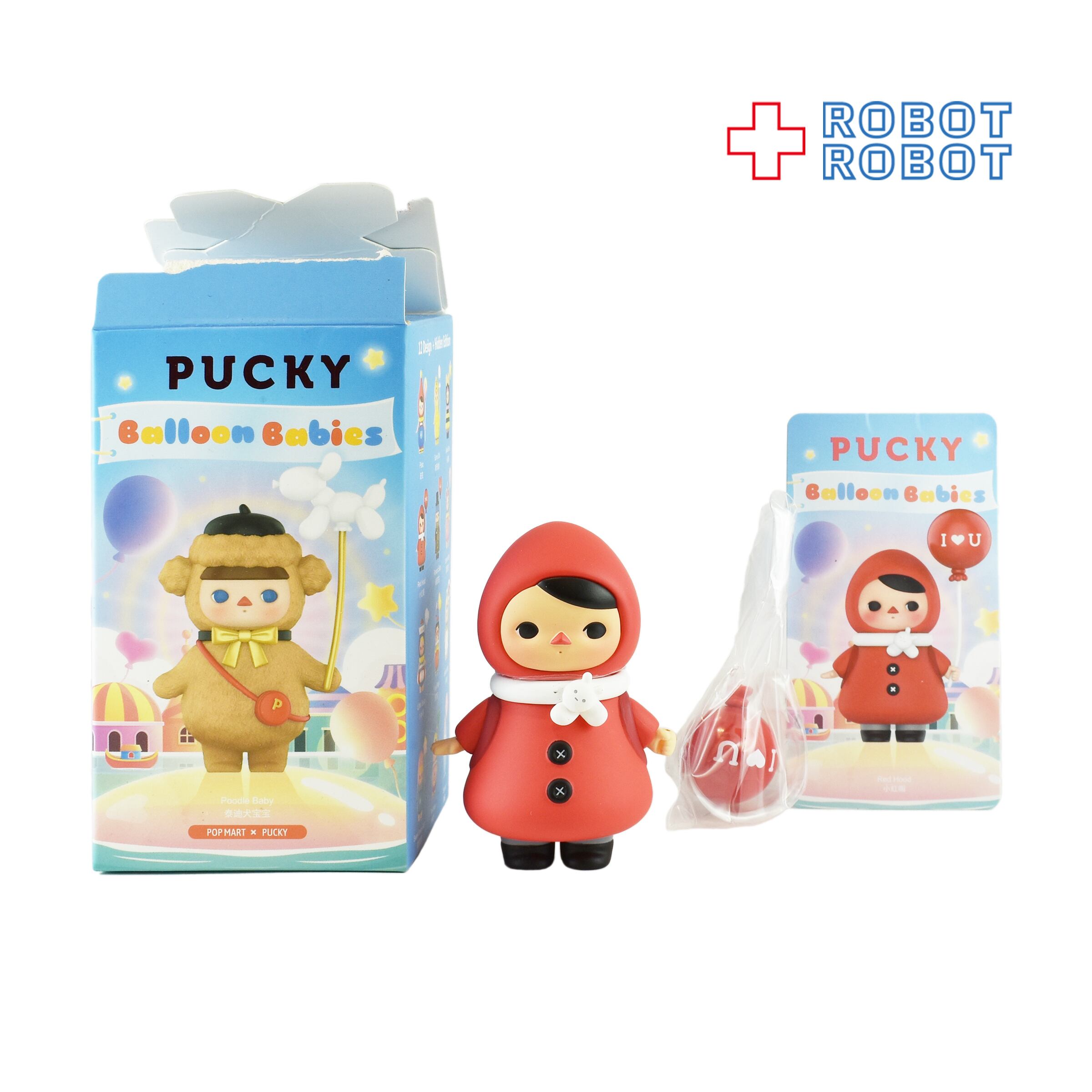 POPMART ポップマート PUCKY バルーンベイビーシリーズ 赤フード POPMART ポップマート PUCKY バルーンベイビーシリーズ 赤フード