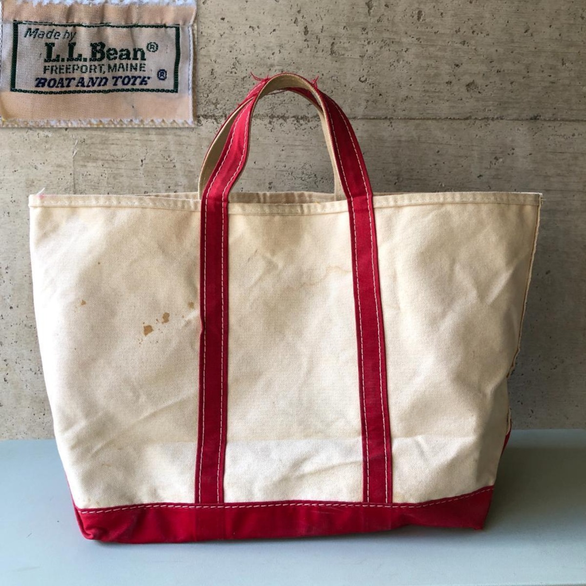 KU455 エルエルビーン LLビーン トートバッグ 80s ネイビー ギザタグ L  