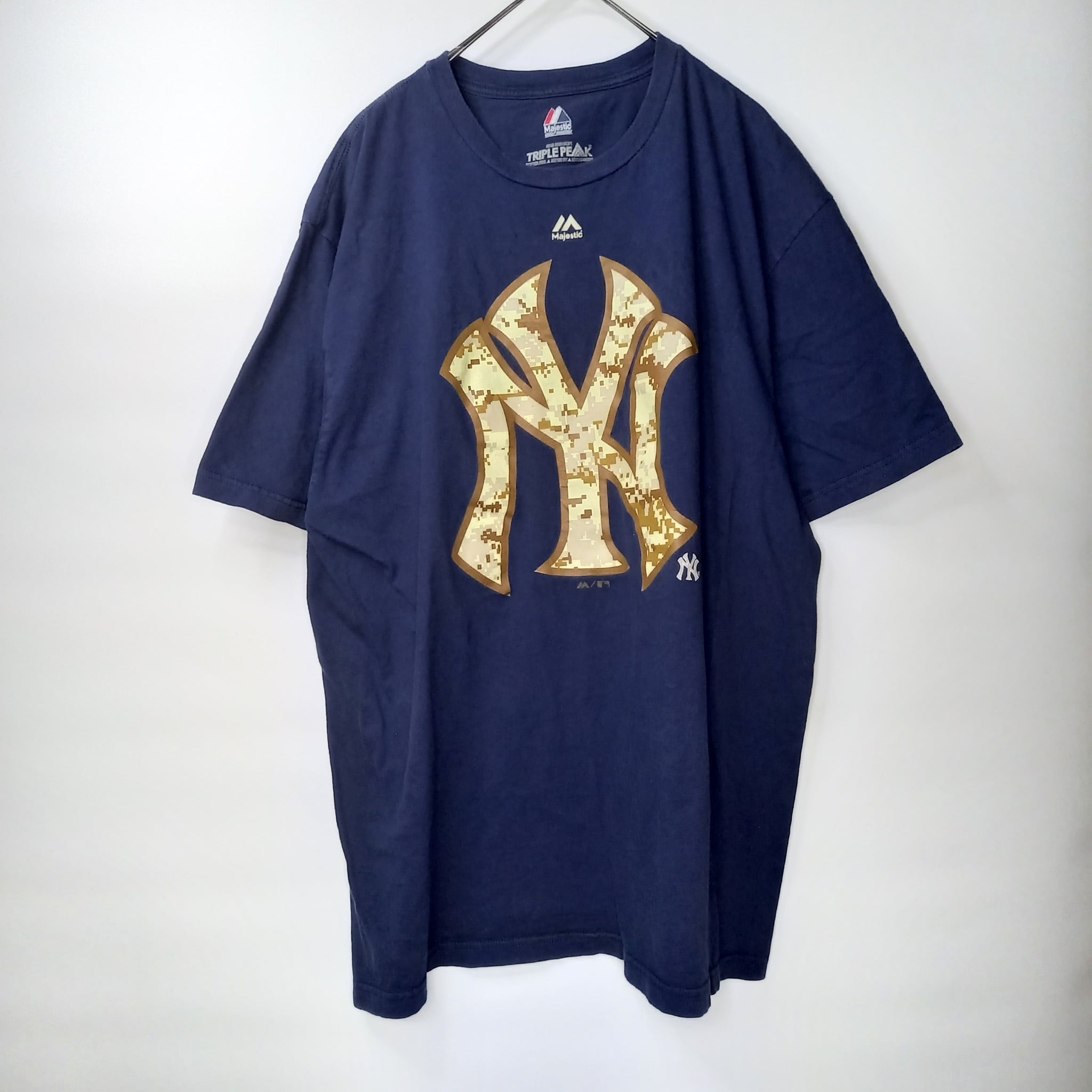 USA製 MLB Majestic アスレチックス ベースボール シャツ XL