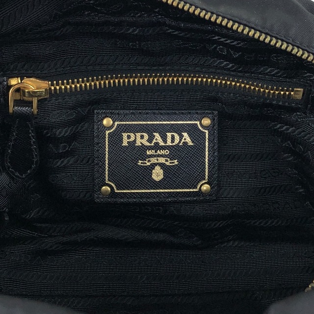 PRADA プラダ ショルダーバッグ ブラック サフィアーノ 2WAY ミニボストン vintage ヴィンテージ オールド 8z5ju7