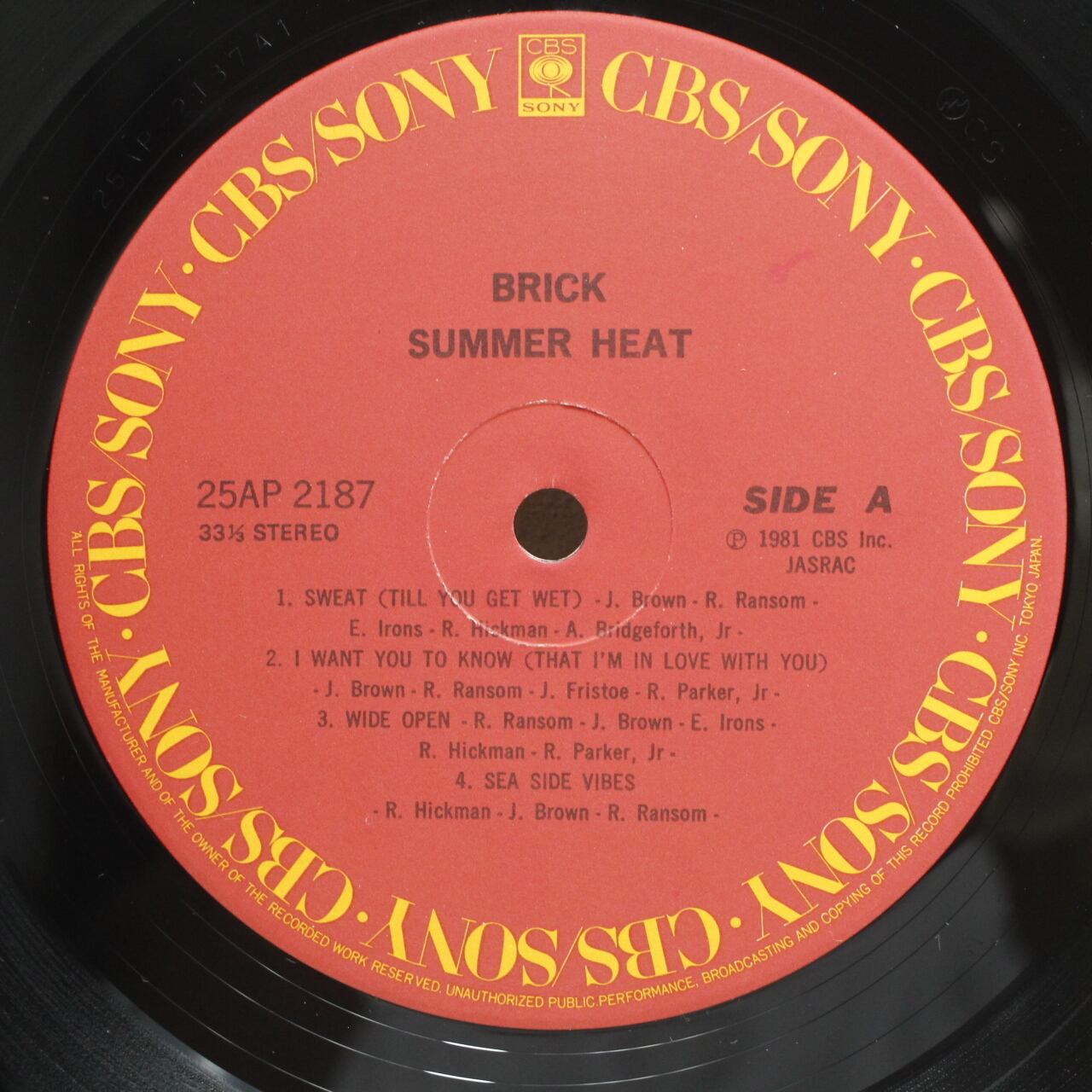 Brick / Summer Heat [25AP 2187] - 画像3