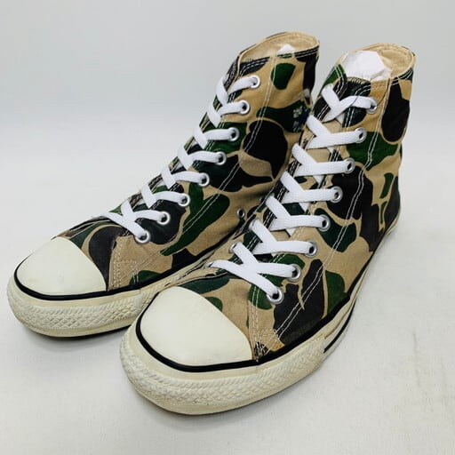 90's CONVERSE コンバース ALL STAR HI オールスターハイ 83カモ復刻 カモフラージュ 迷彩 USA製 US10.5 希少  ヴィンテージBA-1137 RM1506H | agito vintage powered by BASE