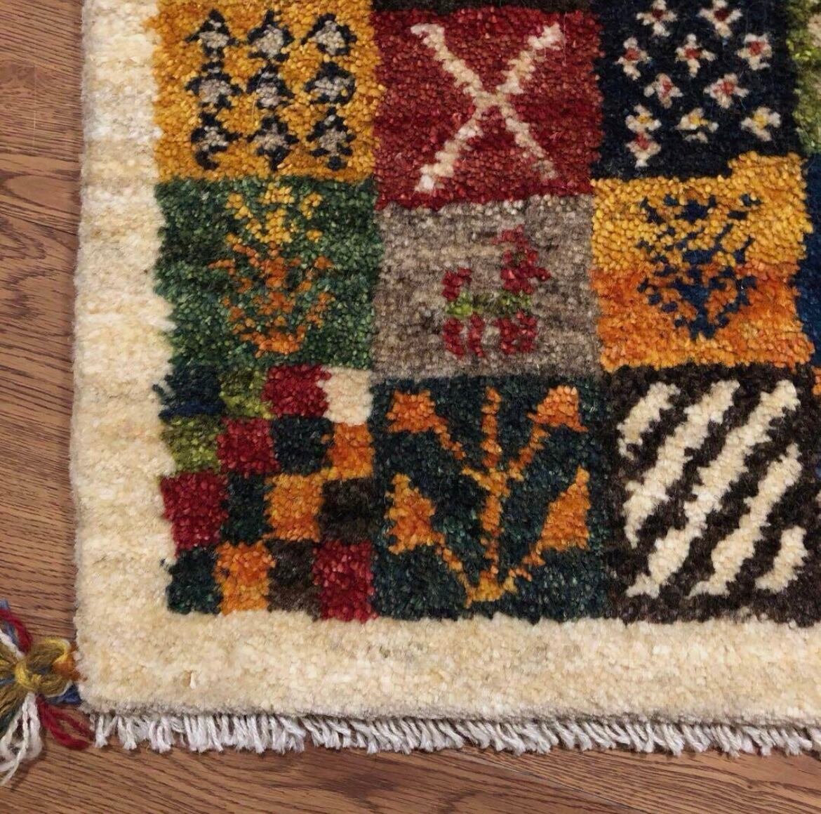 ペルシャギャッベ (ギャベ) ギャッベ 玄関マット No.GM-385 | A's Rug