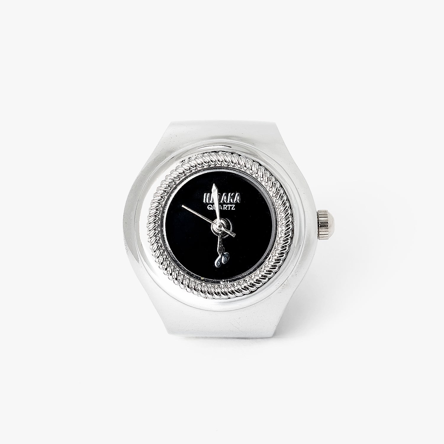 HIDAKA 26AW GHOST RING WATCH (SILVER/BLACK)