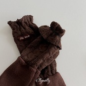 エリーモリー / ELLY MOLLY / ツイストウールソックス / 韓国子供服 / キッズ / 26winter〖取寄〗*S~M*