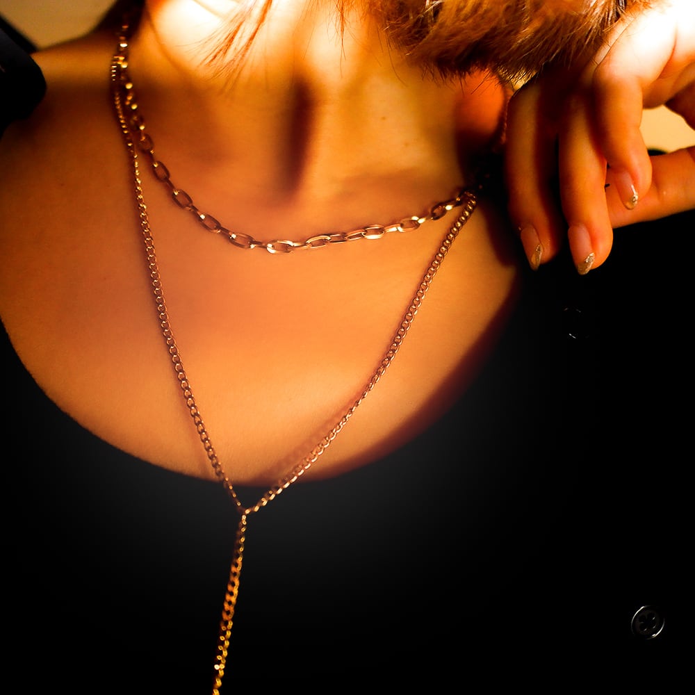 【年始セール】Bohemian resort 2連 ネックレス パール ステンレス mnk02