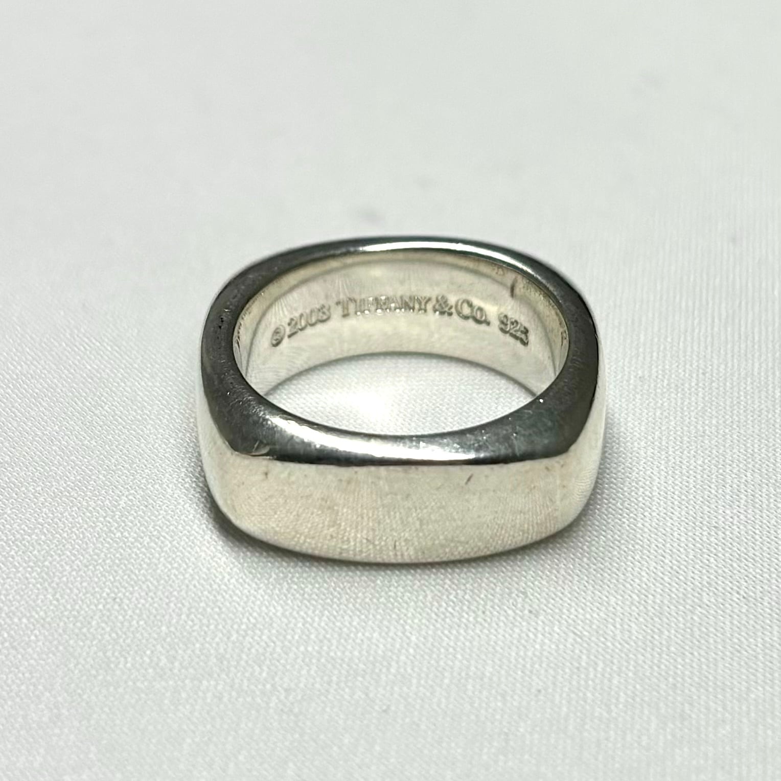 Tiffany＆Co. ティファニー スクエア クッション リング 925（ブランド 