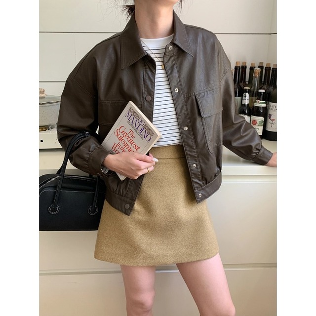 【ジャケット】ライダースジャケット レディース 50代 きれいめ アウター おしゃれ ジャケット ブルゾン 卒業式 入学式 卒園式 入園式 七五三 お宮参り オケージョン 春 秋 冬 20代 30代 40代 50代 ショート丈 オフィス可愛い きれいめ ママ 服装 母 ベージュ ブラック 黒 ブラウン 茶色 S M L XL