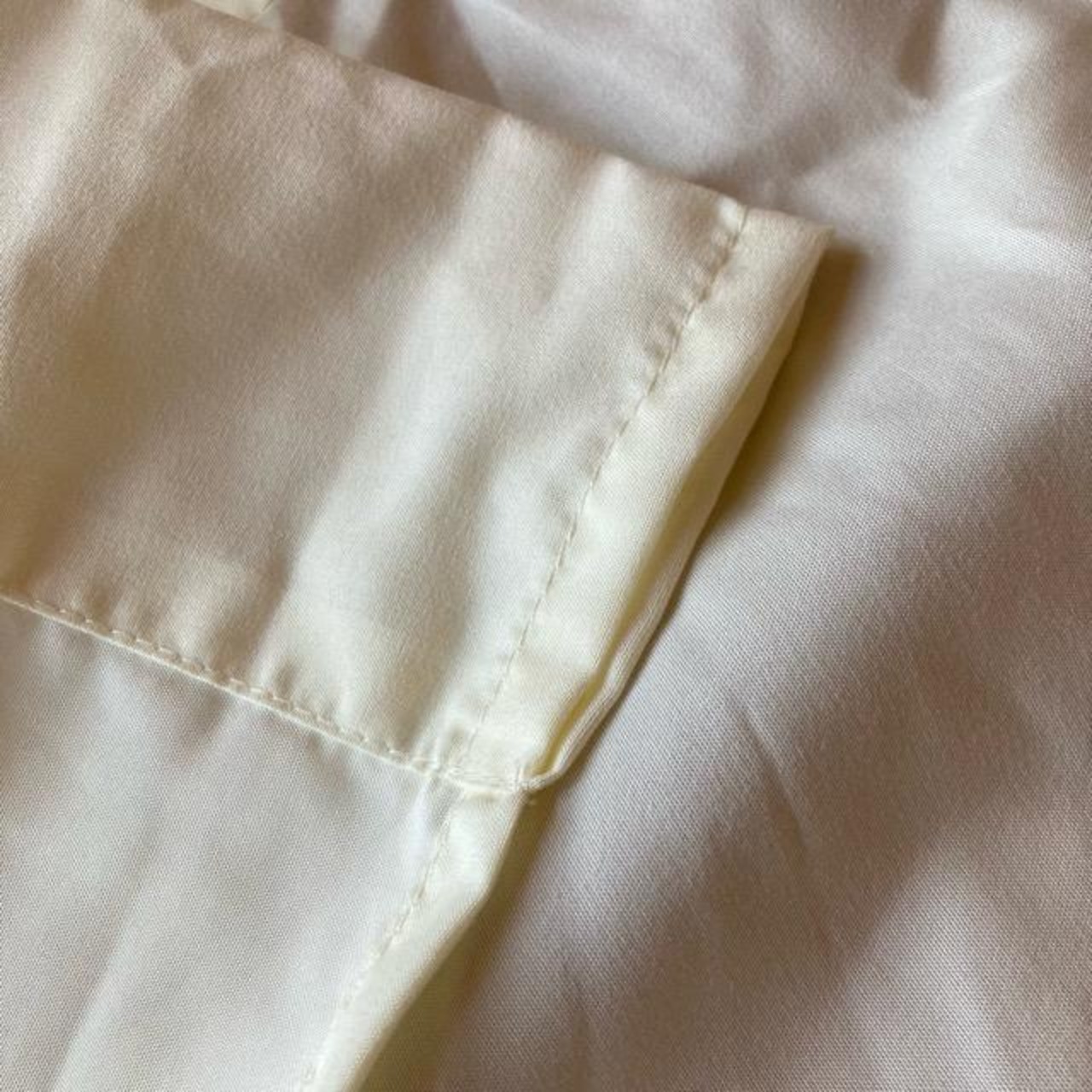 TOPANGA Fabric ボリュームラッフルカーテン アイボリー 130×160cm インテリア カーテン テーブルクロス ソファ フリルカーテン カーテンポール