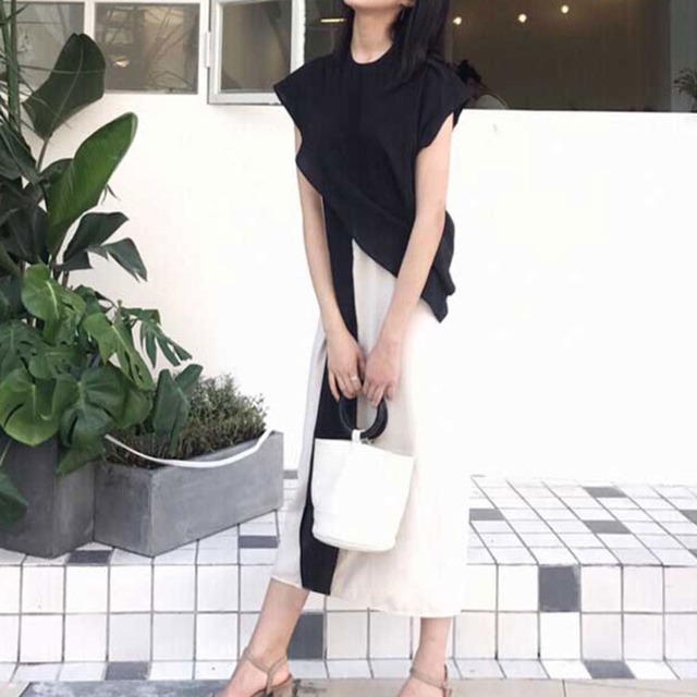 フェイクツーピースワンピース　21561