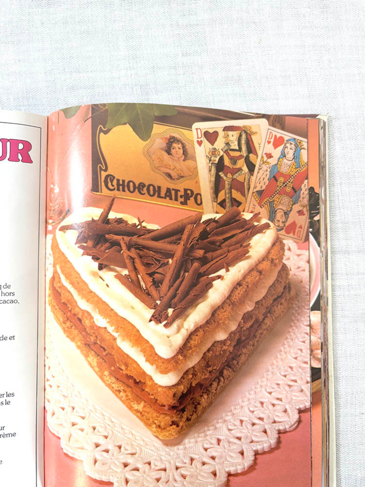 フランス古本　レシピ本　チョコレート　Le Chocolat　チョコレート菓子　12pser14-2
