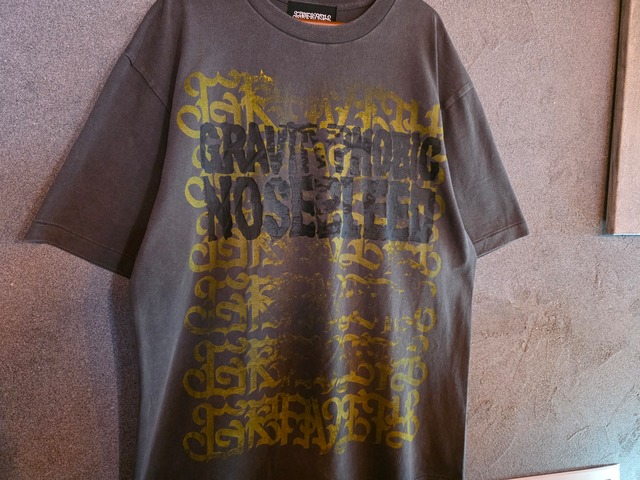 gravity ”type casper” T-SHIRTS(Fade Gray)