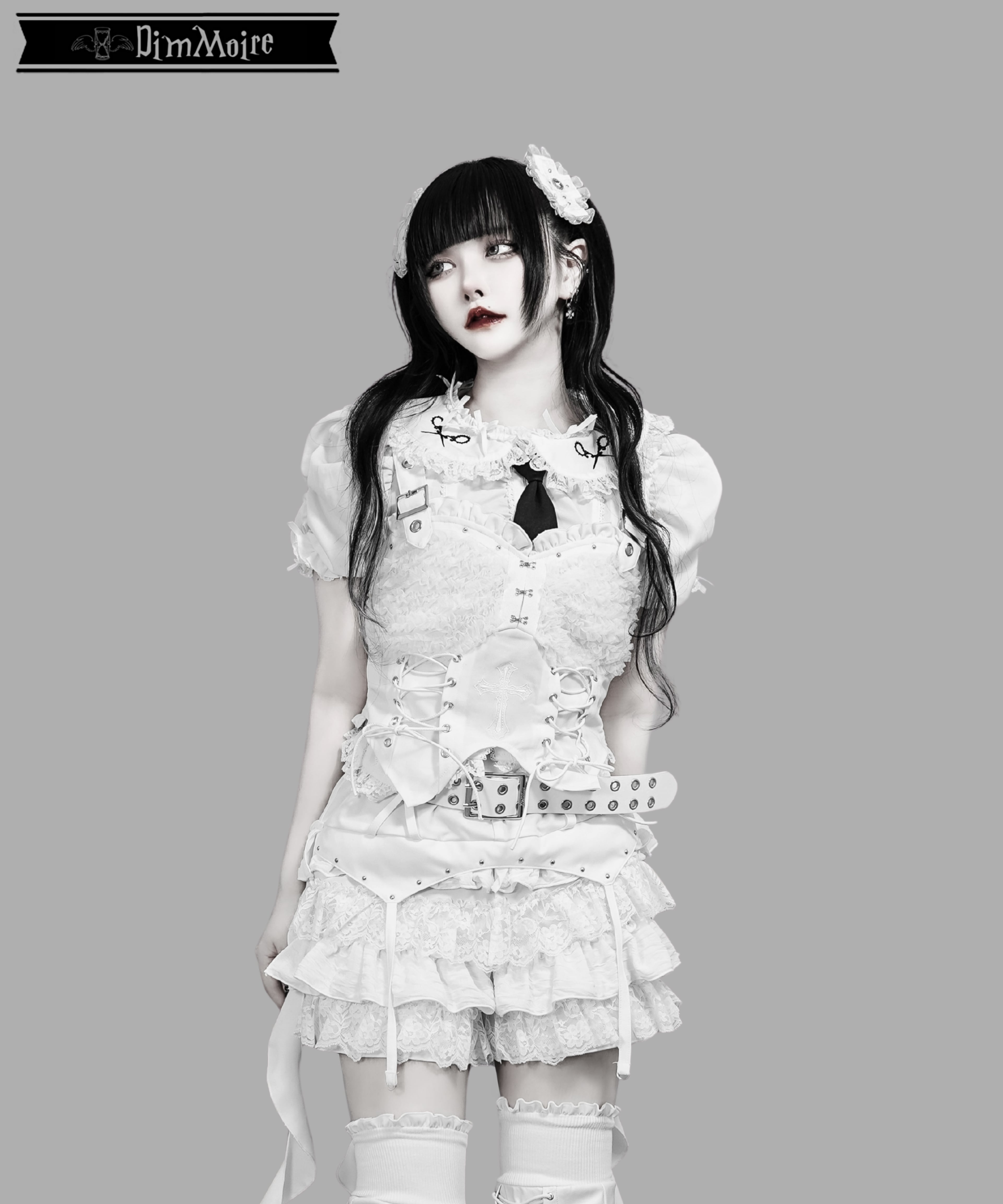 KILIGさんのビスチェ 十字の誓いビスチェ‎【White】 | DimMoire