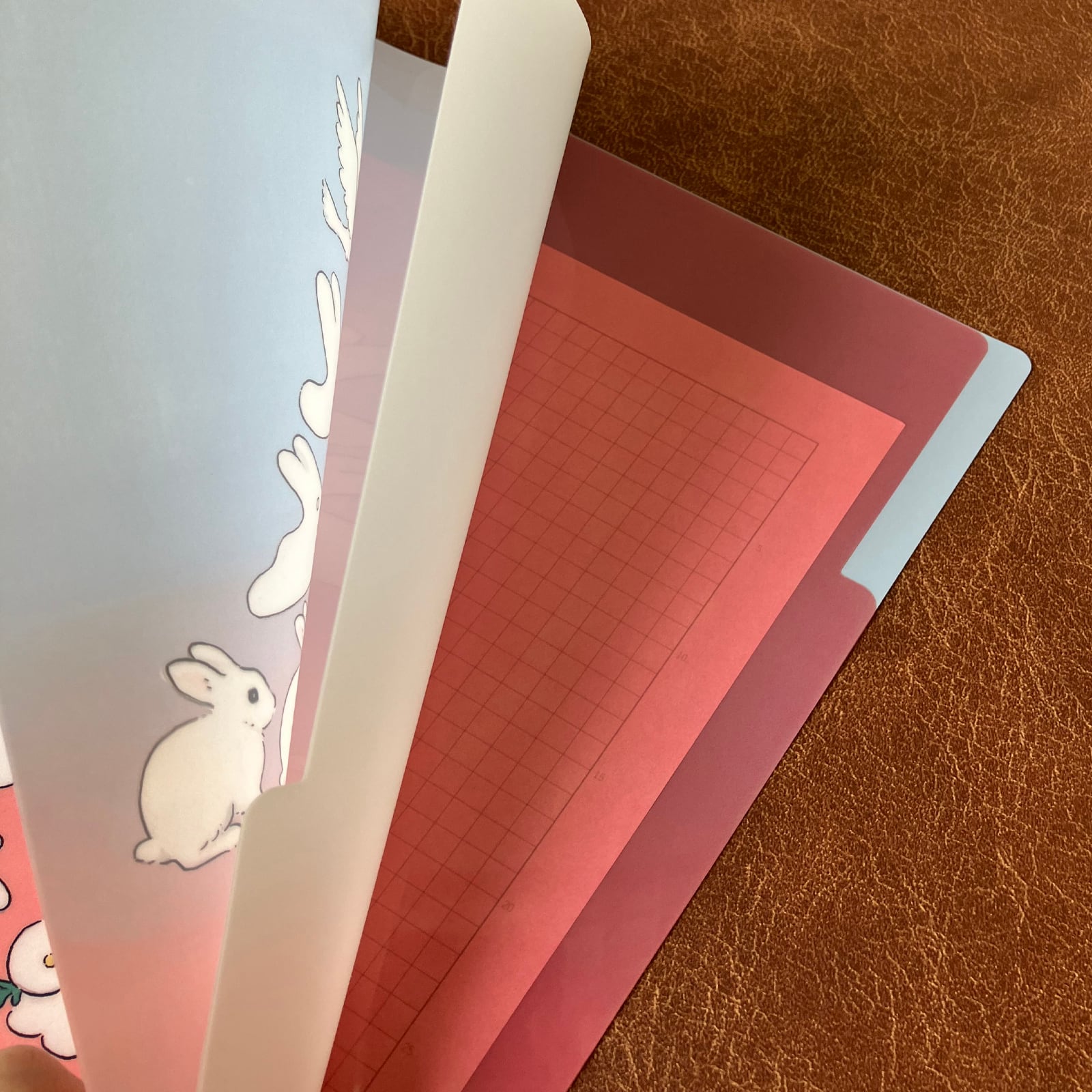 森山標子 A4クリアホルダー3ポケット | パピアプラッツBASE店
