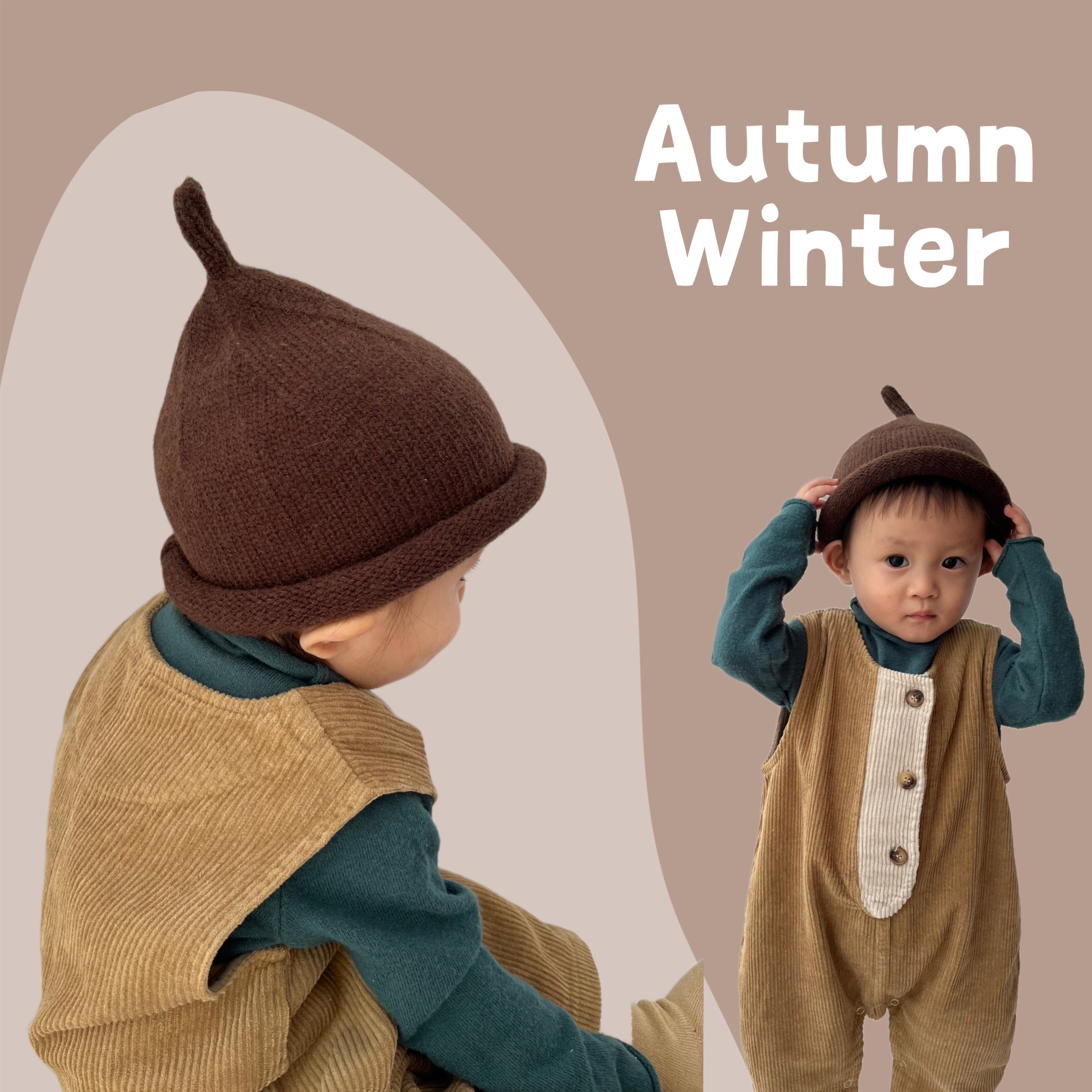 即納】とんがりニット帽 | TAMSmuu