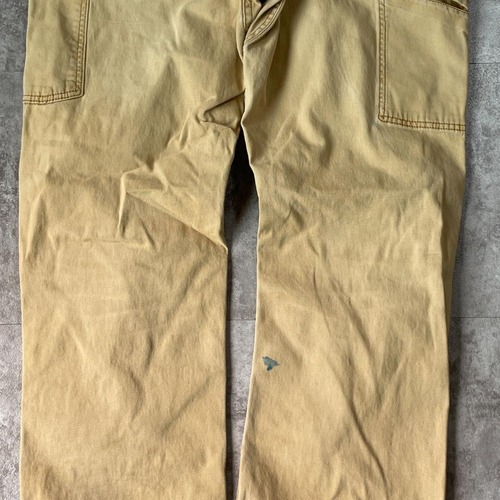 20s ニカラグア製 ブラウン ダブルニー Carhartt 36×34 詳細写真17
