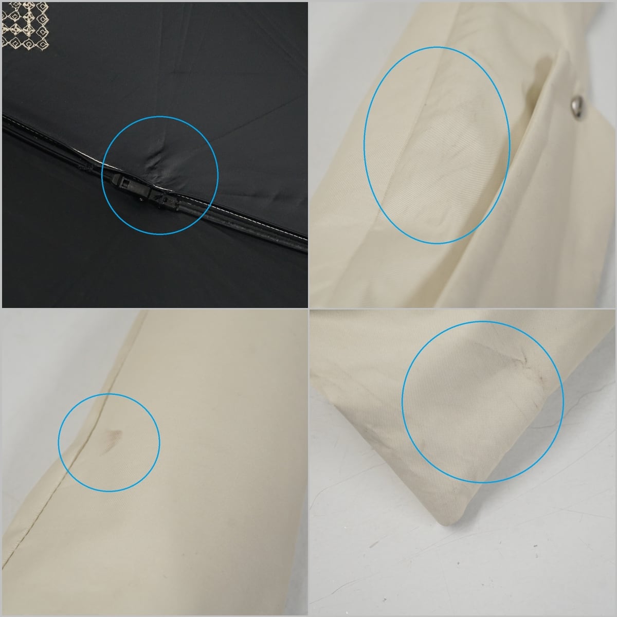 折りたたみ日傘 USED美品 帝人 遮熱ナノ 日蔭だまり 遮光 遮熱 UV 晴雨