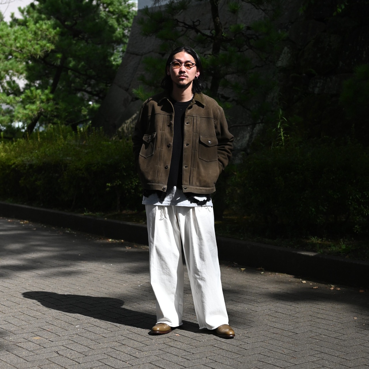 OLD JOE(オールドジョー)PATINA DEER-SKIN JEAN JACKET (SUEDE)