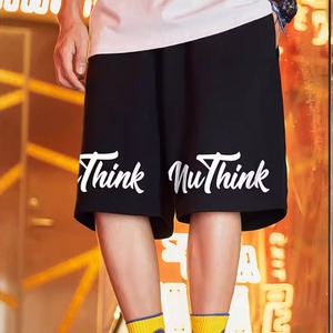 クールストリートメッセージデザインハーフパンツ　　2colors　00478