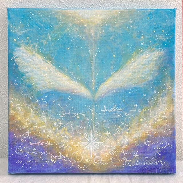 天使の絵☆輝いて！☆天使のエールをあなたに