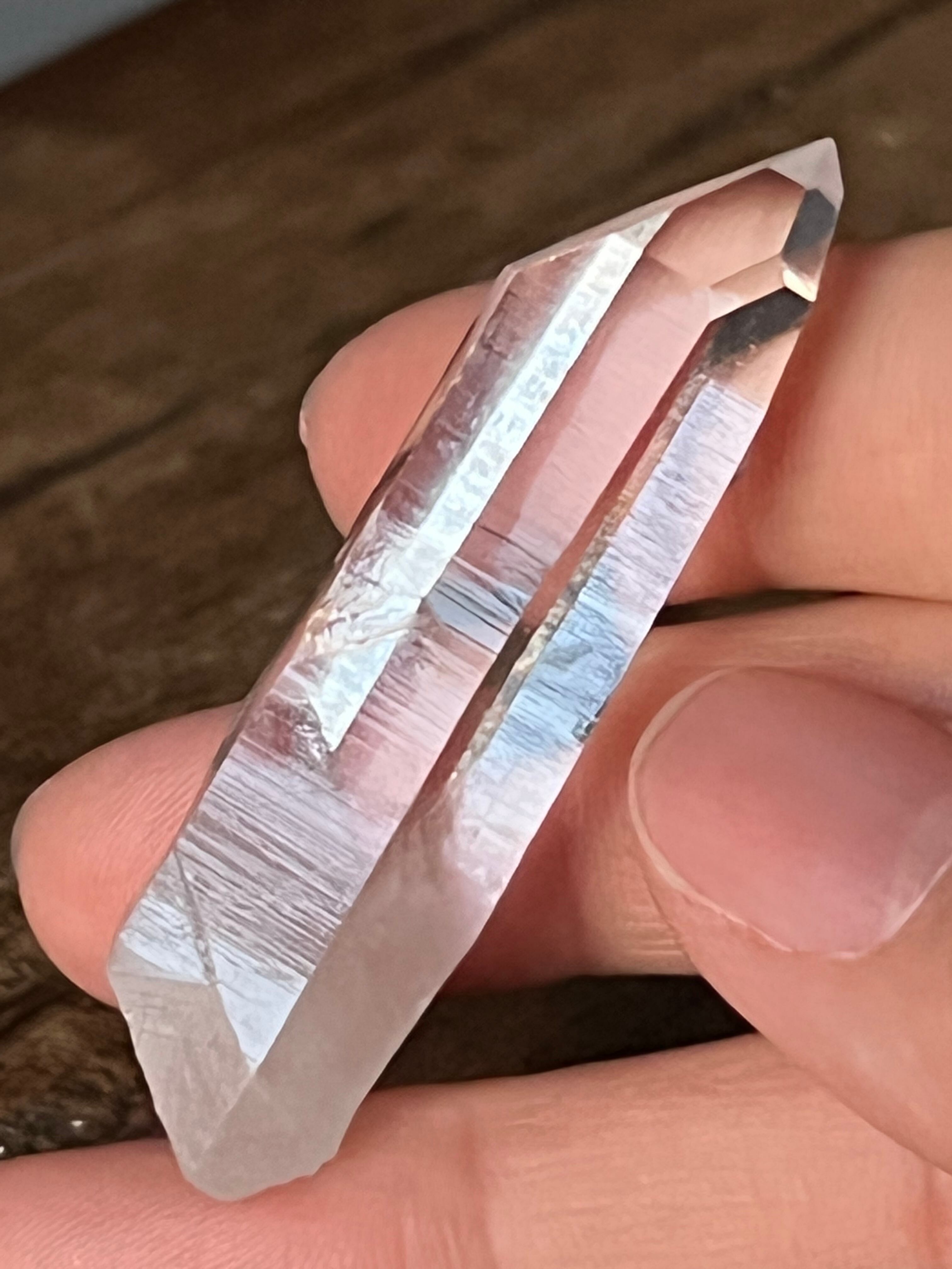 あなたを守る存在と移動する_フューチャータイムリンク・キー【超透明】アーカンソークリスタルポイント