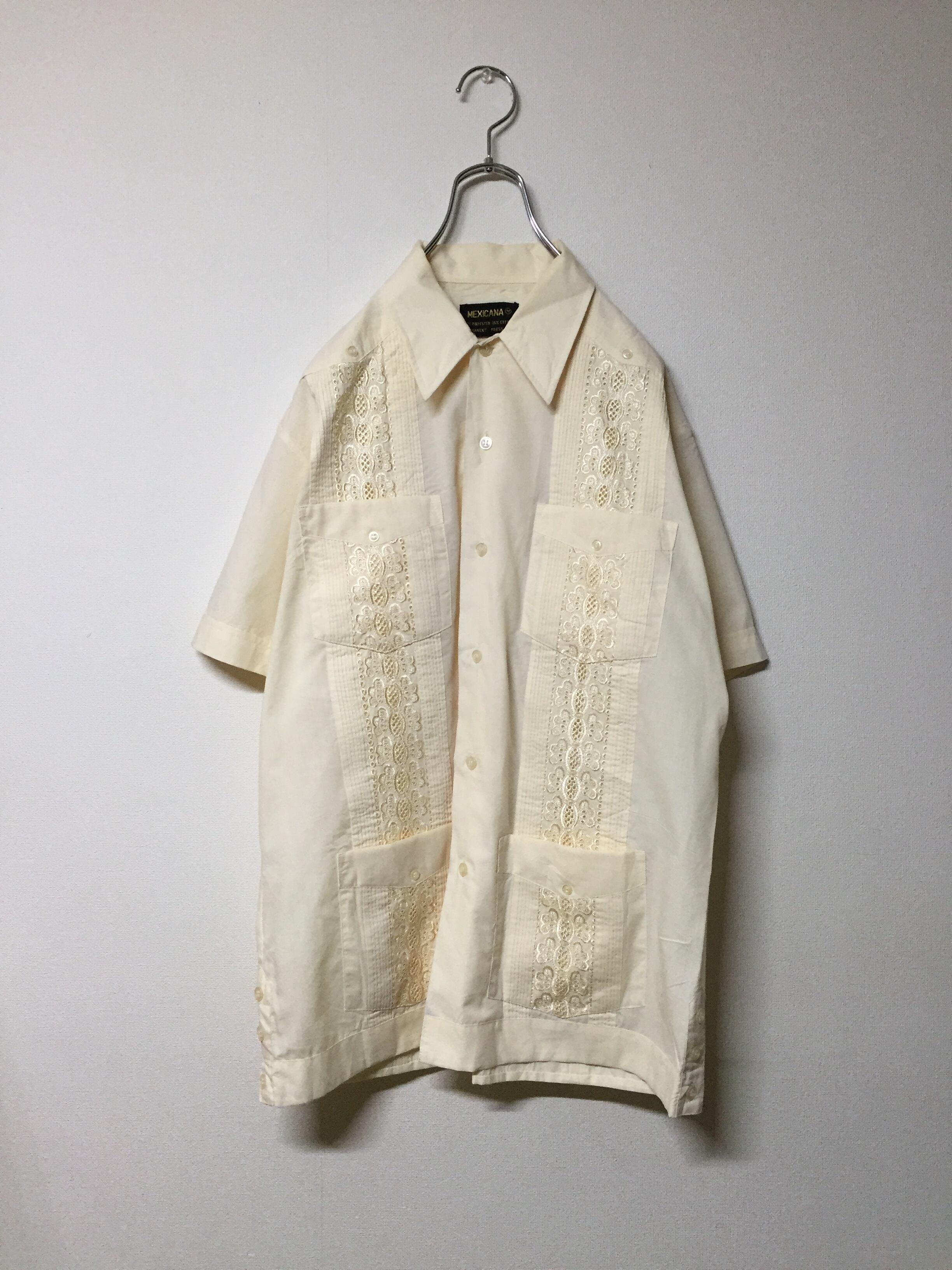 キューバシャツ 半袖 刺繍 | 古着屋 KafuCa