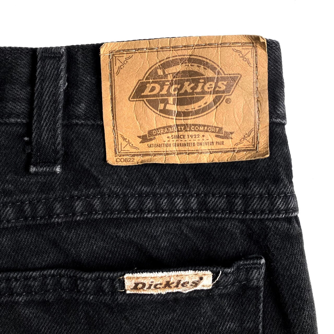 Dickies ディッキーズ ワークパンツ ダブルニー ブラック デニムパンツ