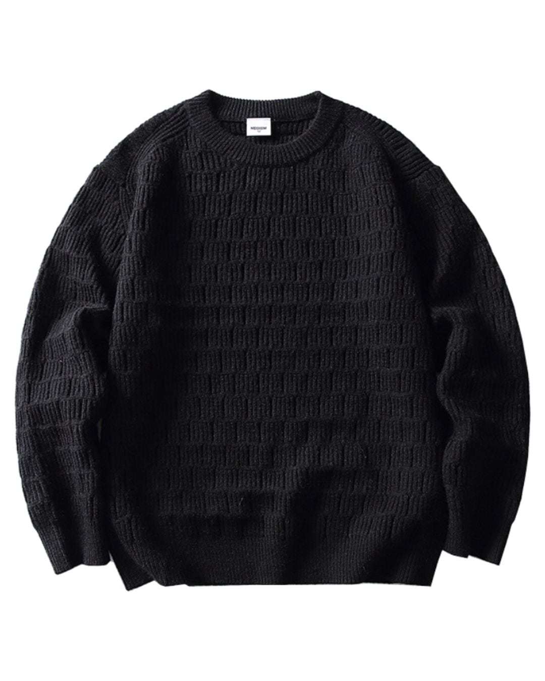 クルーネックリブニット S0259