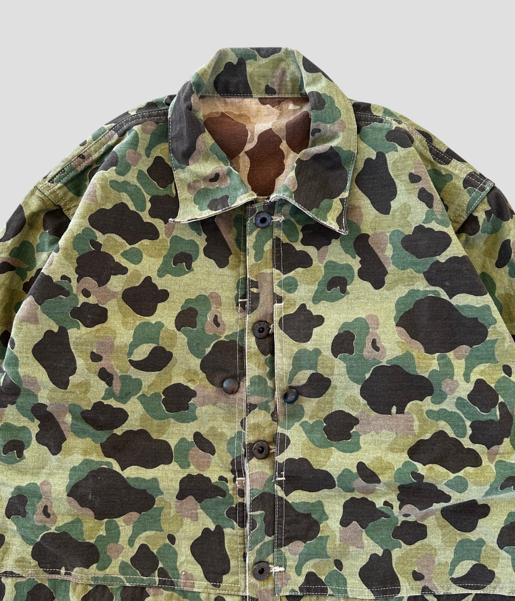 USMC- Vintage 40s P-44 Duck Hunter Camo HBT Jacket | BEGGARS